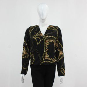 Amisu Women Black Print Top